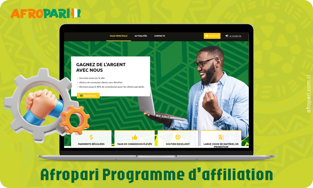 Le programme d'affiliation d'AfroPari offre une excellente opportunité de revenus et des paiements hebdomadaires