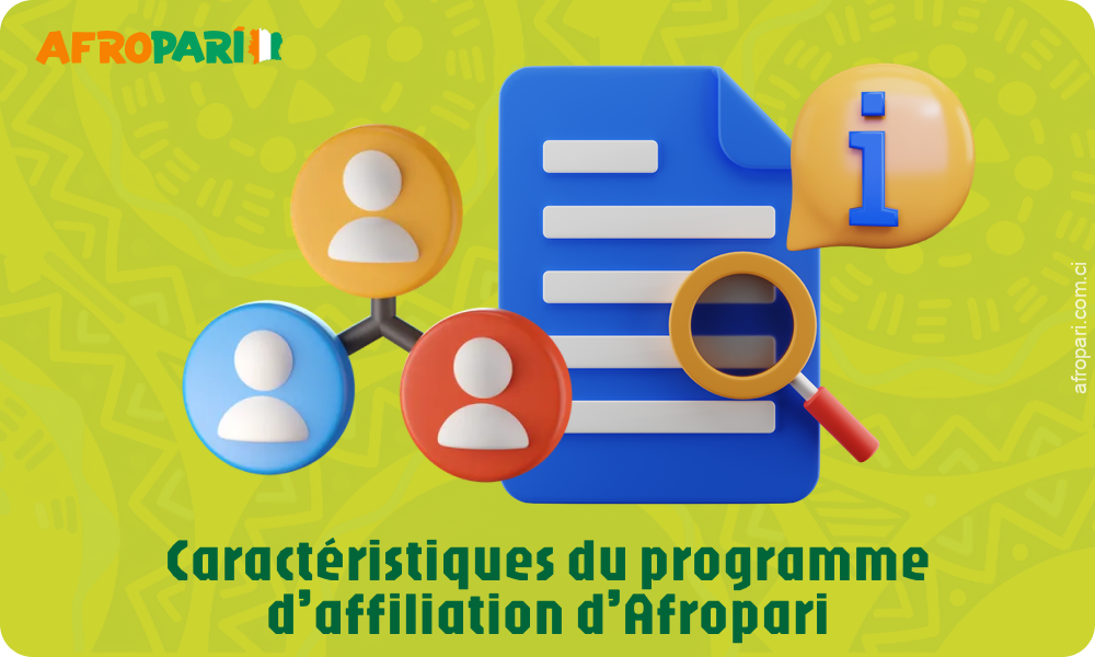 Le programme d'affiliation d'AfroPari offre des avantages financiers et des ressources permettant de maximiser les profits grâce à un partenariat avec le casino