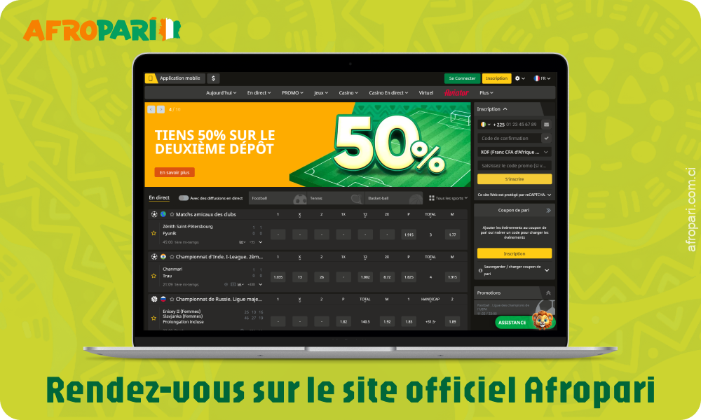 Pour jouer à Plinko, visitez le site officiel du Casino Afropari